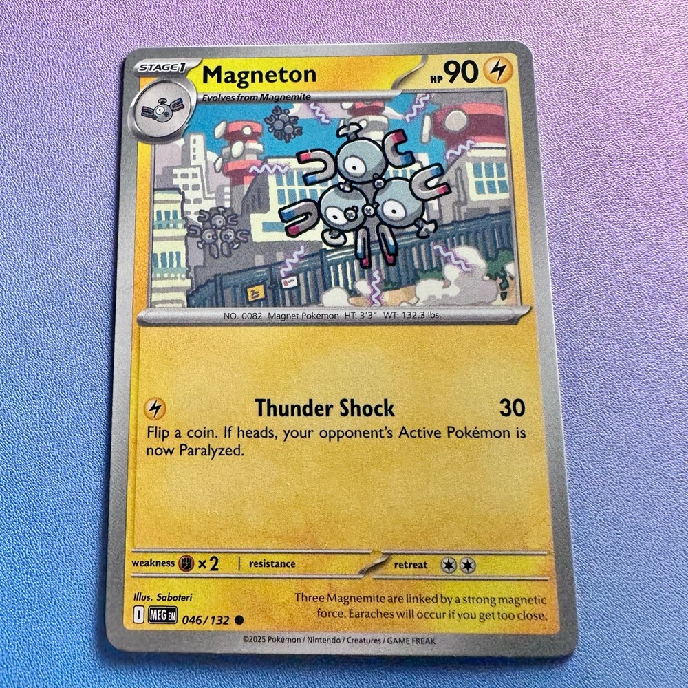 magneton - 046/132 (common) — pokemon: mega evolutions